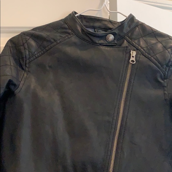 Gap Kids Leather style girls jacket - Picture 2 of 5